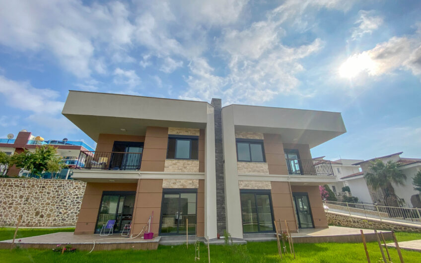 Twin villa for sale in a brand new luxury complex alanya/kargıçak