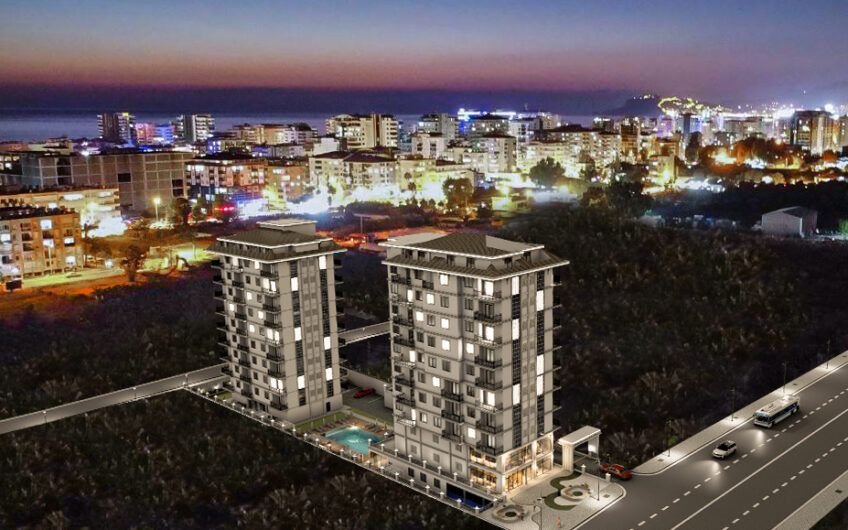 New investment project begins for sale in Mahmutlar/Alanya