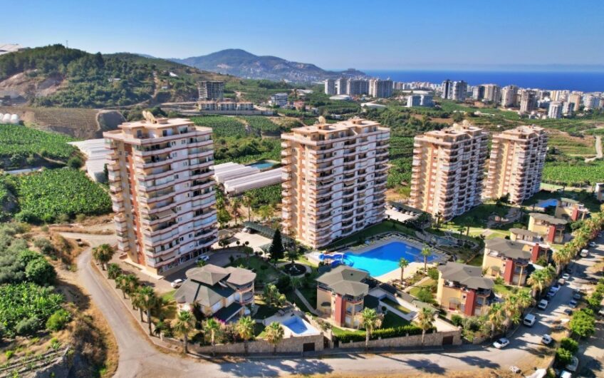 Komplett möblierte Residenzwohnung zum Verkauf in Alanya/Mahmutlar