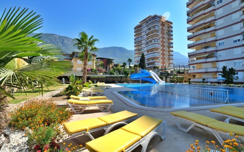 Komplett möblierte Residenzwohnung zum Verkauf in Alanya/Mahmutlar