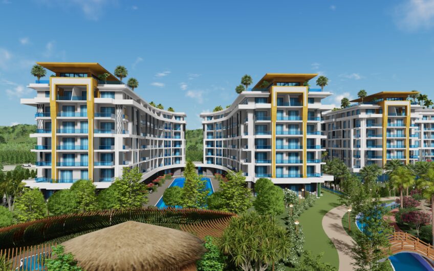 Azura world flats for sale from luxury project in türkler/alanya