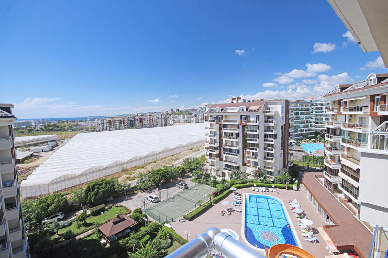 Fully furnished penthouse for sale  in alanya/avsallar