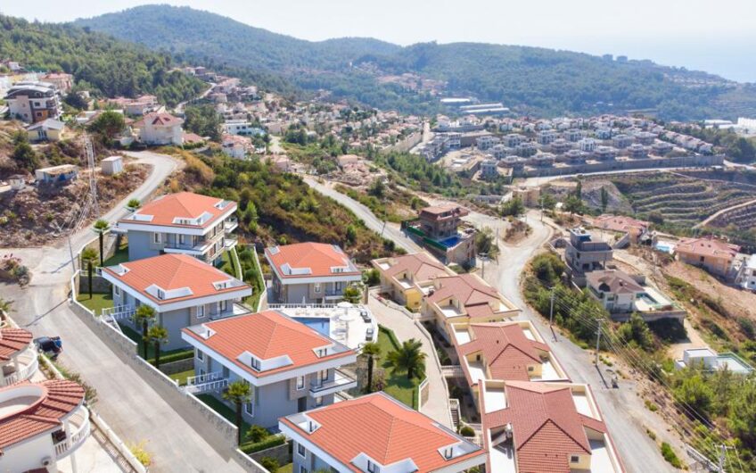 New project duplex residence apartments for sale in alanya/kargıcak