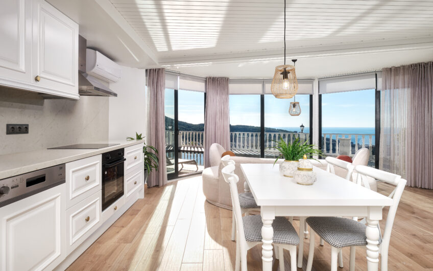 Fully furnished detached villa for sale in alanya/kargıcak