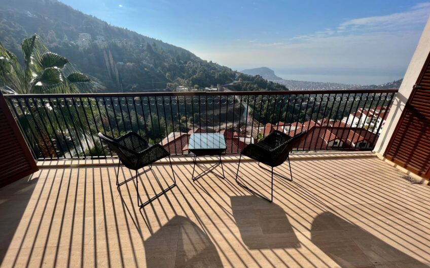 fully furnished detached villa with pool for sela in alanya