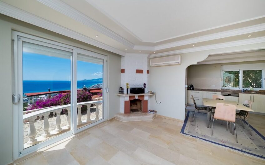 Fully furnished twin villa  for sale in kargıcak/alanya