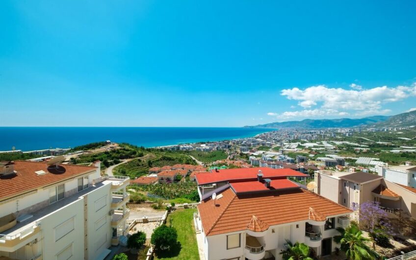 Fully furnished twin villa  for sale in kargıcak/alanya