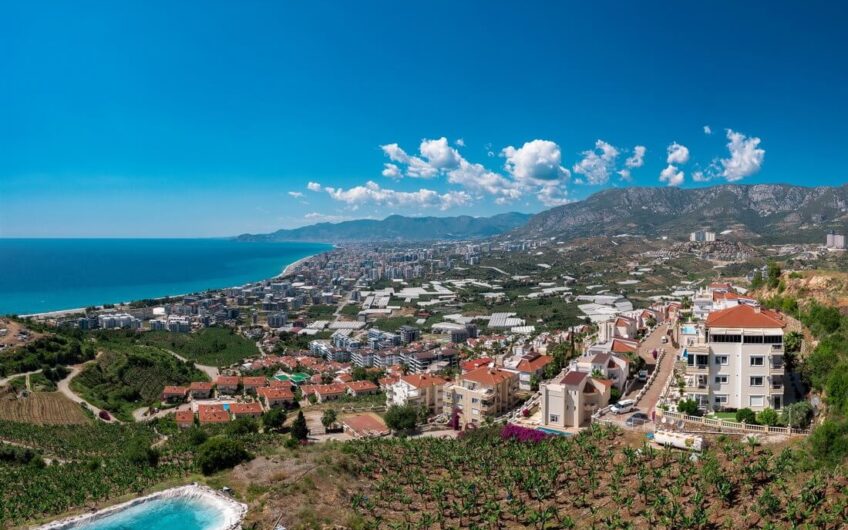 Fully furnished twin villa  for sale in kargıcak/alanya