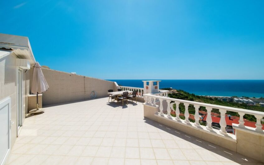 Fully furnished twin villa  for sale in kargıcak/alanya