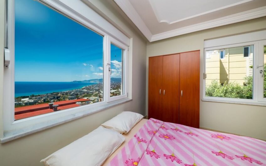 Fully furnished twin villa  for sale in kargıcak/alanya