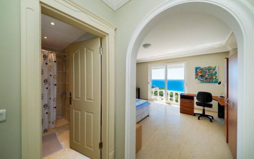 Fully furnished twin villa  for sale in kargıcak/alanya