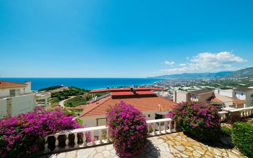 Fully furnished twin villa  for sale in kargıcak/alanya