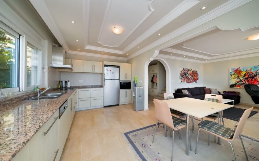 Fully furnished twin villa  for sale in kargıcak/alanya