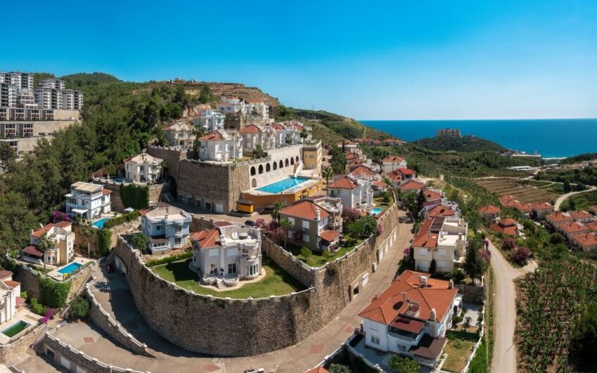 Fully furnished twin villa  for sale in kargıcak/alanya