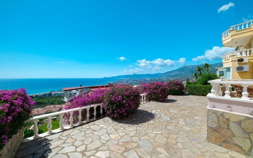 Fully furnished twin villa  for sale in kargıcak/alanya