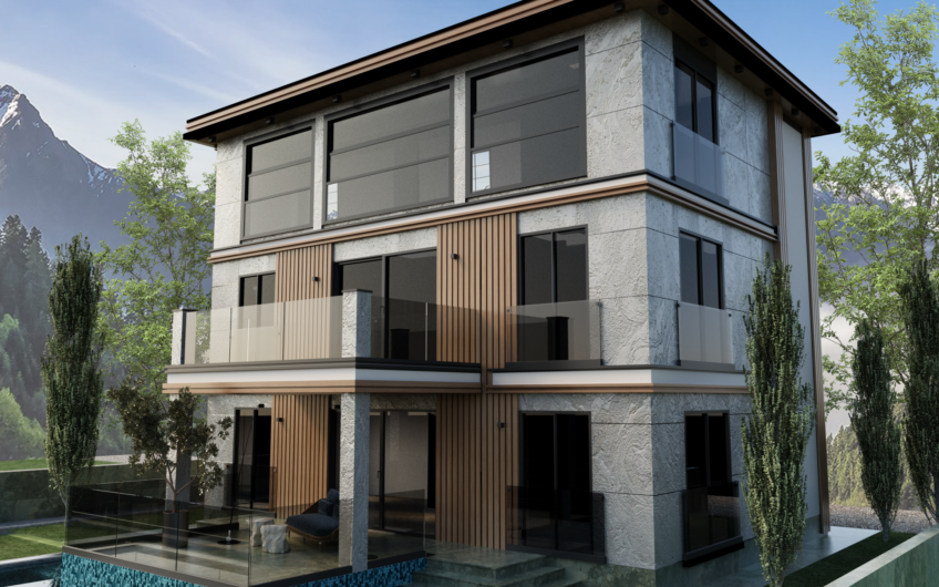 Olimp City Wohnungen und Villen zum Verkauf im Ultra-Luxus-Projekt in Kargicak/Alanya